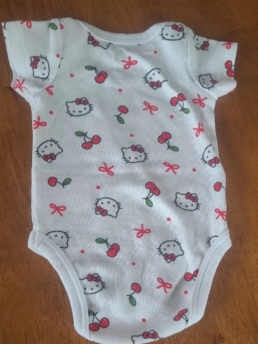 Hello Kitty Red and White Baby Bodysuit Set